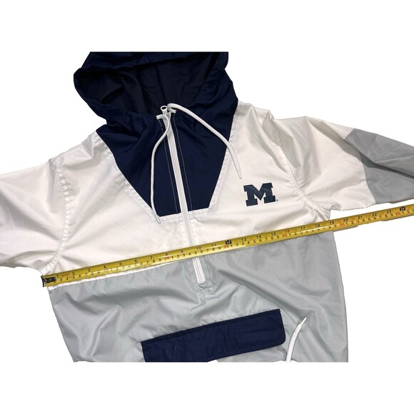 Vintage U of M Michigan Wolverines Proedge Windbreaker Jacket Women's Small Y2K - Picture 3 of 7
